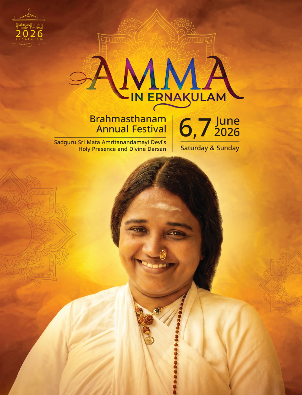 Amma in Ernakulam 2026